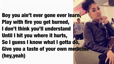 queen naija medicine lyrics